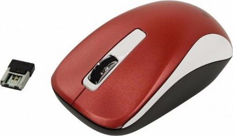 Maus Genius NX-7010, wireless, USB, i bardhë dhe i kuq