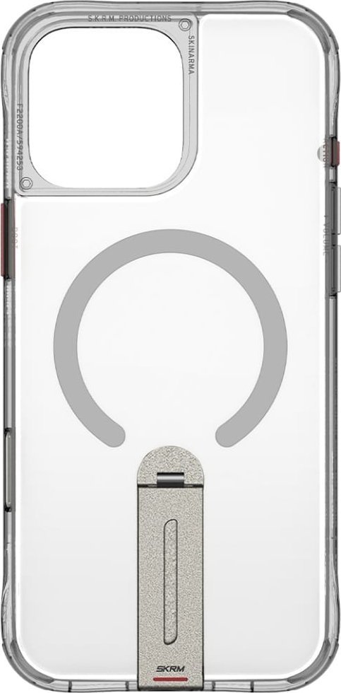 Kapotë telefon Skinarma Helix për iPhone 16 Pro Max, magnetik MagSafe, mbrojtje 360°, titanium