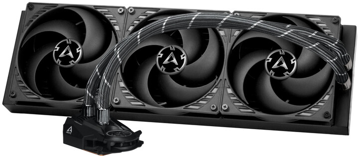 Ftohës me ujë Arctic Liquid Freezer II 420, i zi
