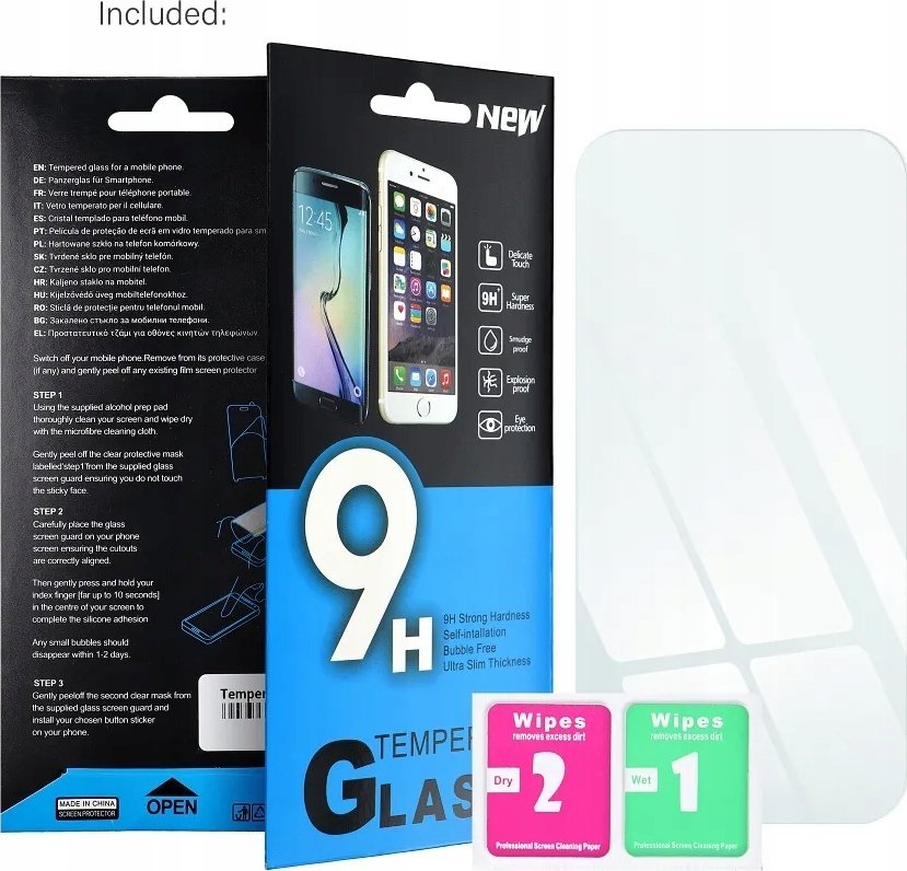 Mbrojtës ekrani Tempered Glass për Motorola G34, xham i kalitur, transparent