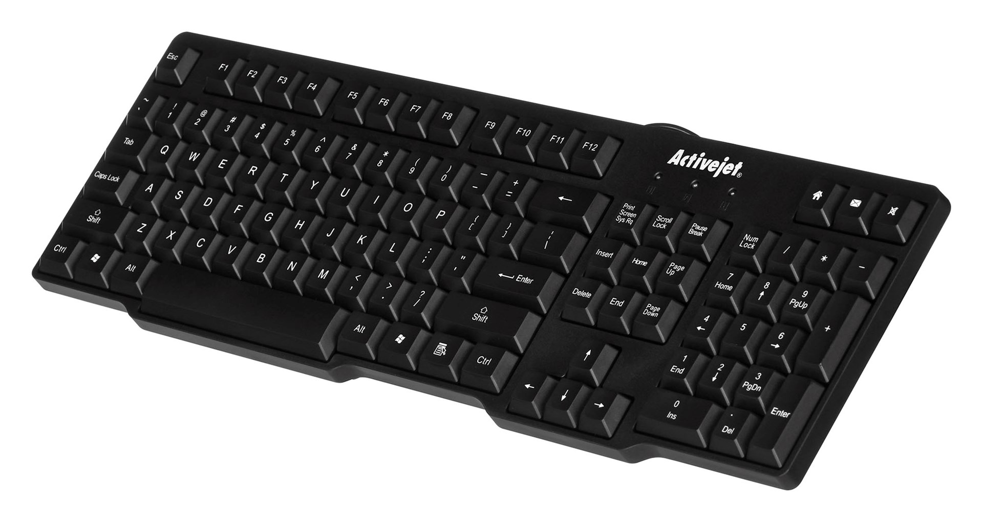 Tastierë Activejet K-3021, USB, e zezë