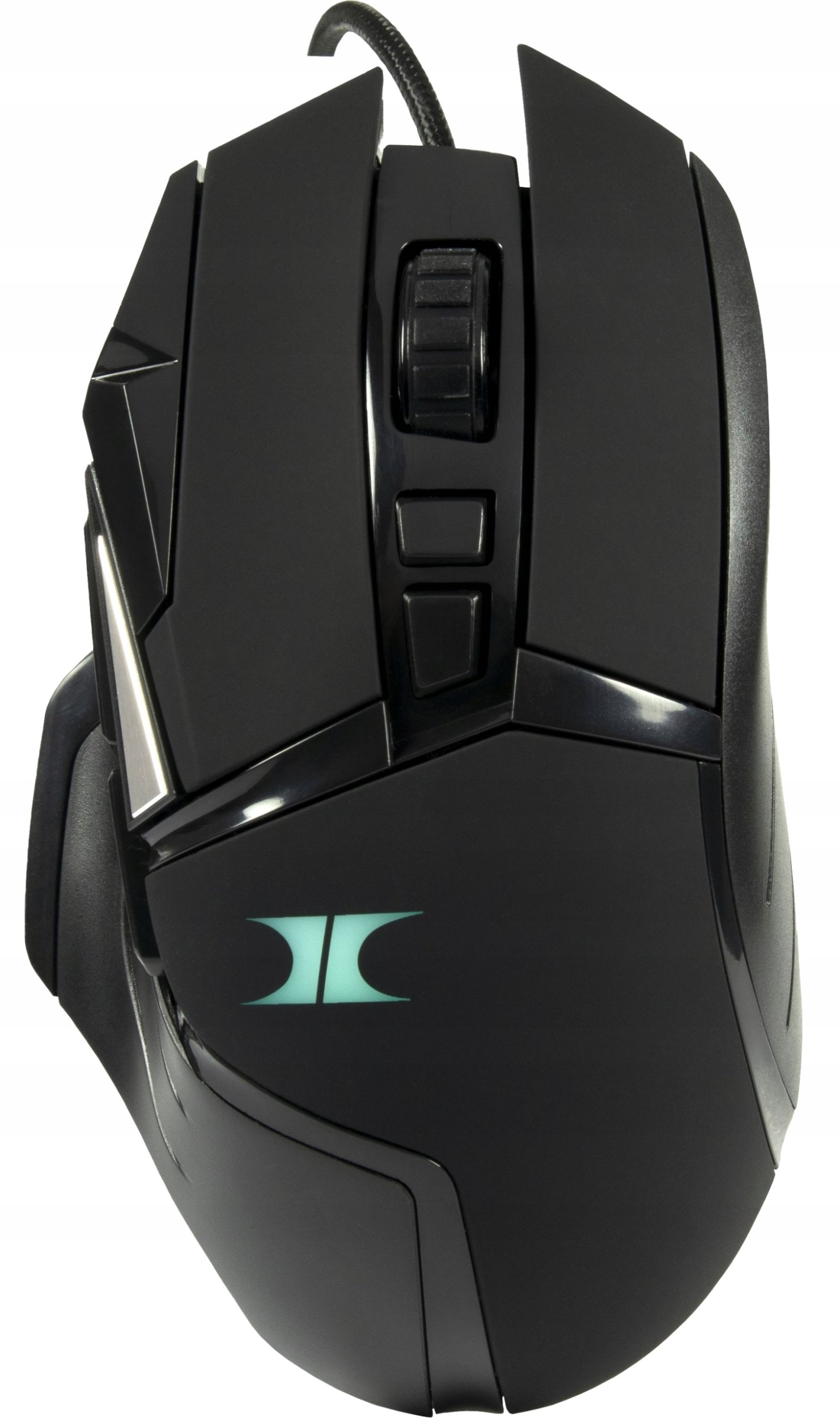 Set tastierë dhe mi Inter-Tech KC-3000, USB, ndriçim, layout gjerman QWERTZ, i zi