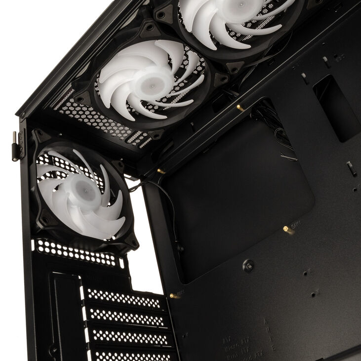 [OUTLET] Kasë Kolink Observatory HF Plus Glass ARGB Midi-Tower, e zezë