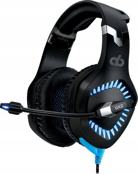 Kufje gaming Veho Alpha Bravo GX-2, UBU 7.1 Surround, me mikrofon, të zeza