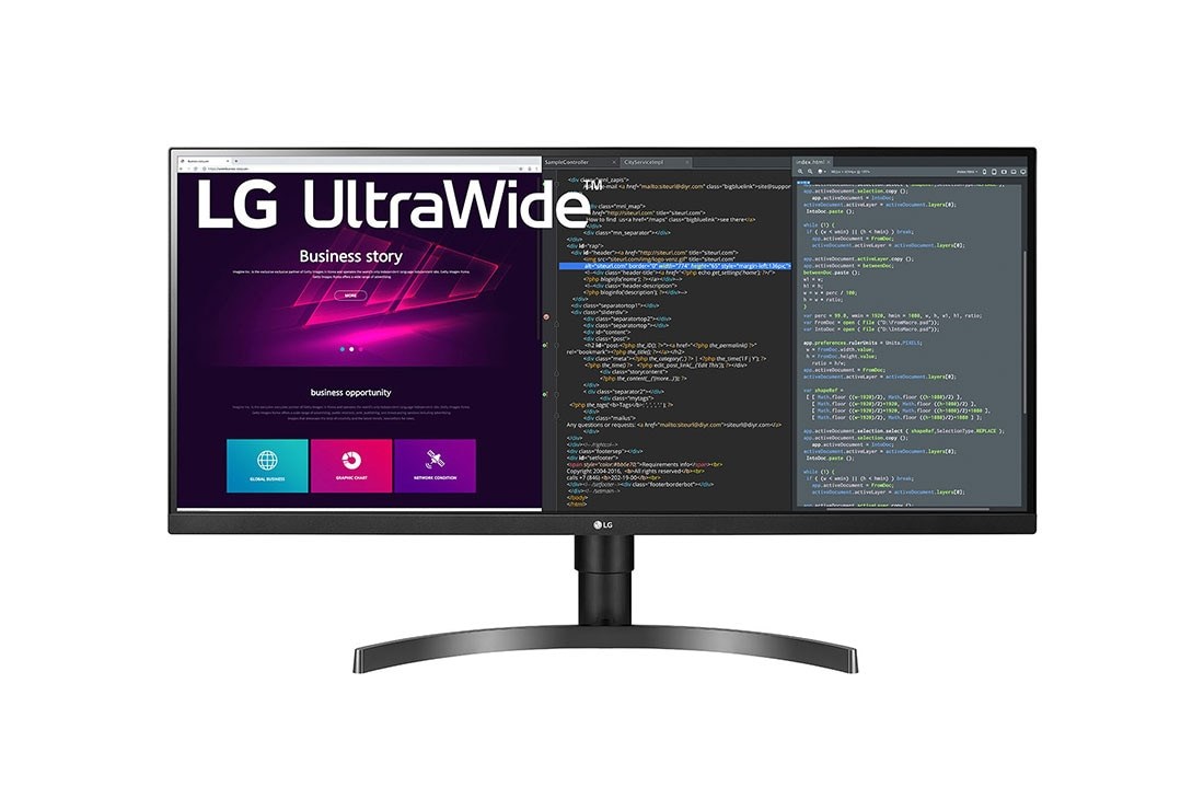 Monitor LG UltraWide 34WN750P-B, 34", UWQHD, 75Hz, i zi