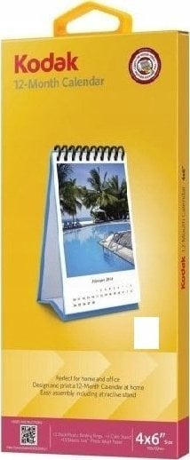 Kalendar fotografik Kodak Photo Calendar 10x15, set 13 fletë, e bardhë