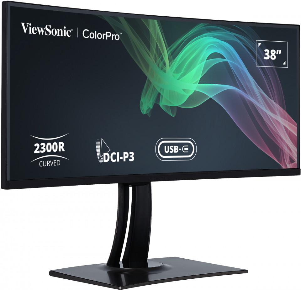 Monitor ViewSonic VP3881a, 38", UWQHD i lakuar, profesional, i zi