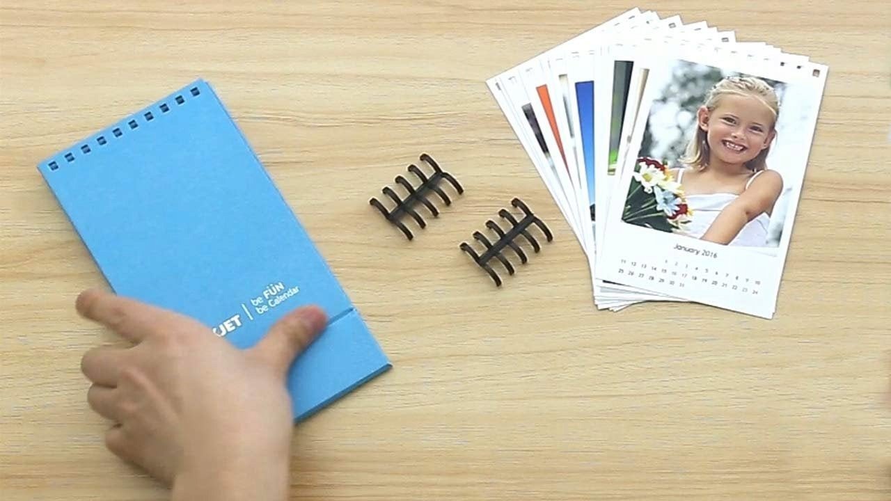 Kalendar fotografik Kodak Photo Calendar 10x15, set 13 fletë, e bardhë