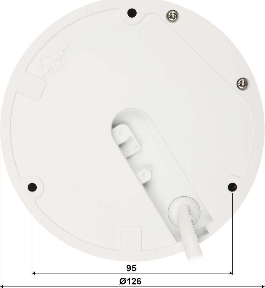 Kamerë IP Dahua IPC-HDBW3549R1-ZAS-PV-27135-S5, antivandal, me vizion nate, e bardhë