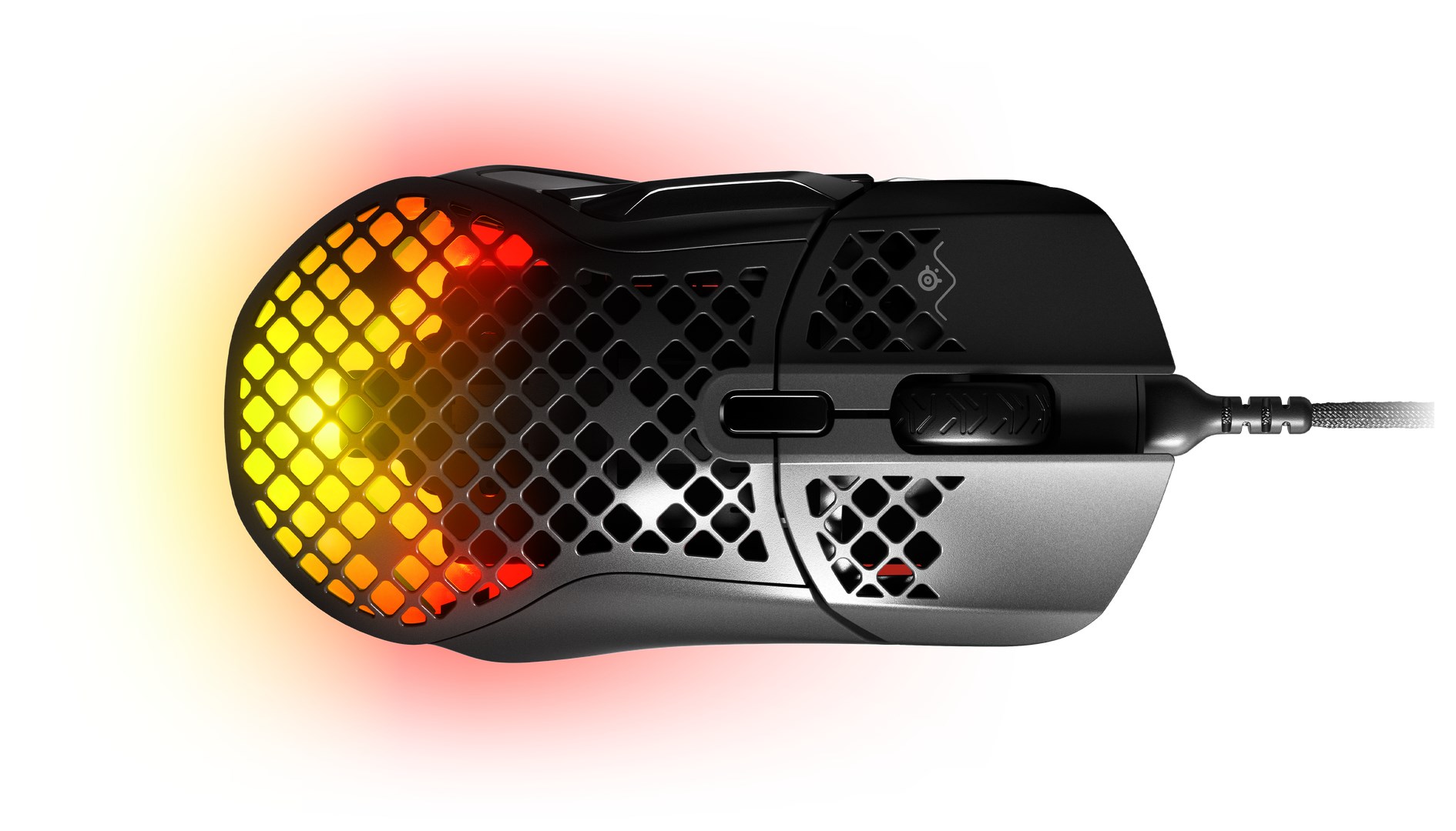 Maus Steelseries Aerox 5, USB Type-A, 18000 DPI, i zi