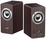 Altoparlantë kompjuterikë Genius SP-HF400, 10W, 2.0, kafe e errët