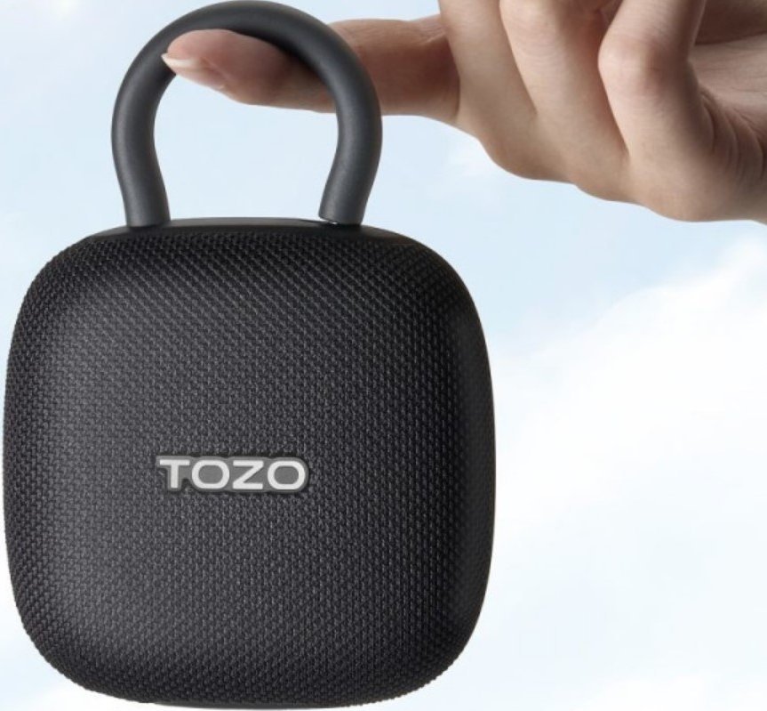 Kaupfoltore portative Tozo SoundGo, Bluetooth 5.4, 10W, e zezë