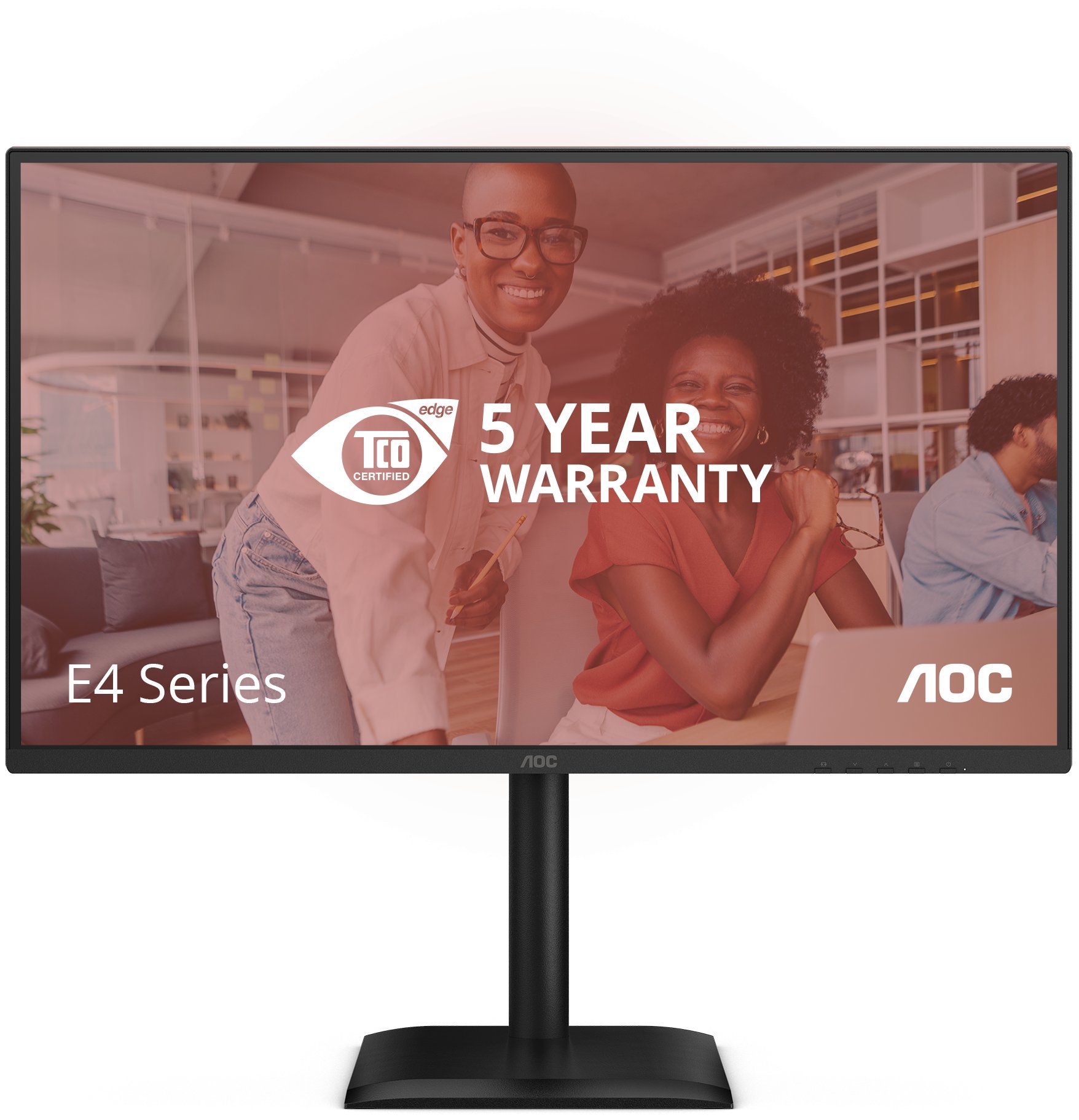 Монитор AOC E4 Q27E4CV, 27\", Quad HD 1440p, 120Hz, црн
