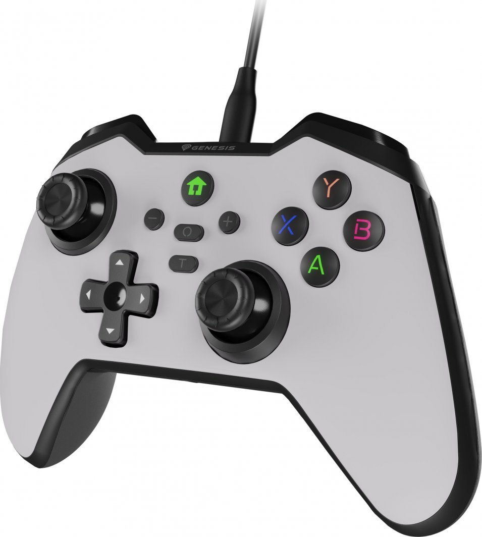 Kontroller Genesis Mangan 300, me kabllo, i bardhë