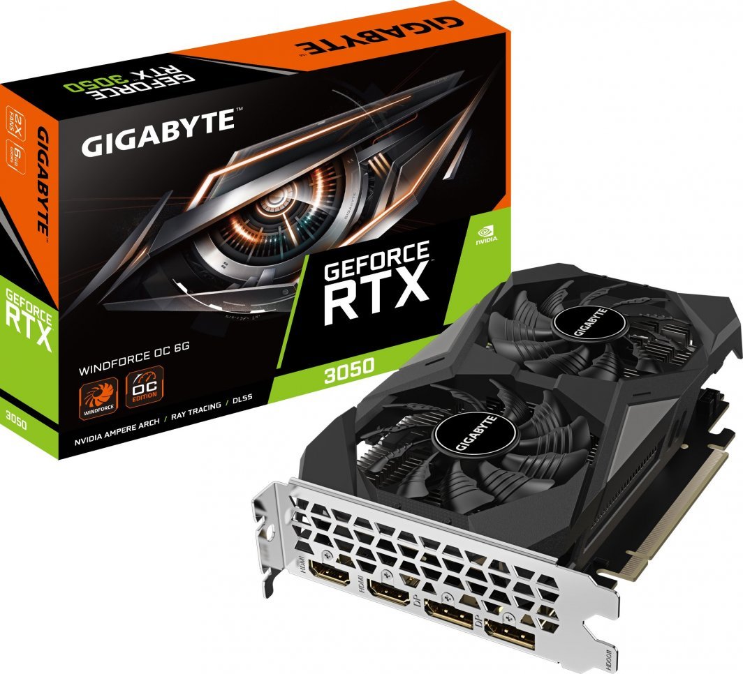 Kartelë grafike Gigabyte GeForce RTX 3050 Windforce OC 6GB GDDR6