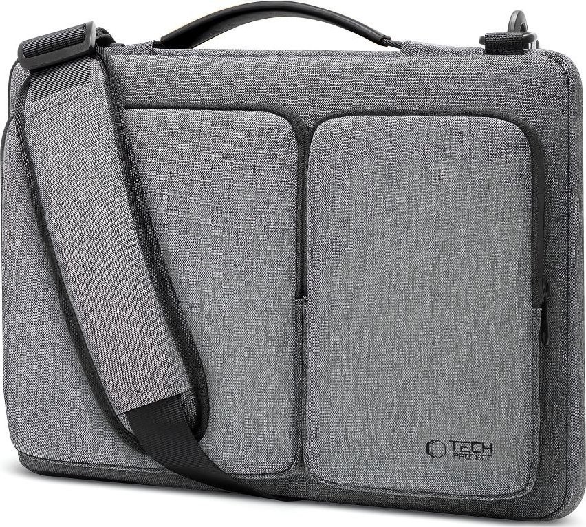 Çantë laptopi Tech-Protect Defender, 13-14", Crayon gri