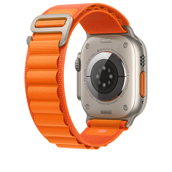 Apple Watch 49mm Band, Orange Alpine Loop - Small