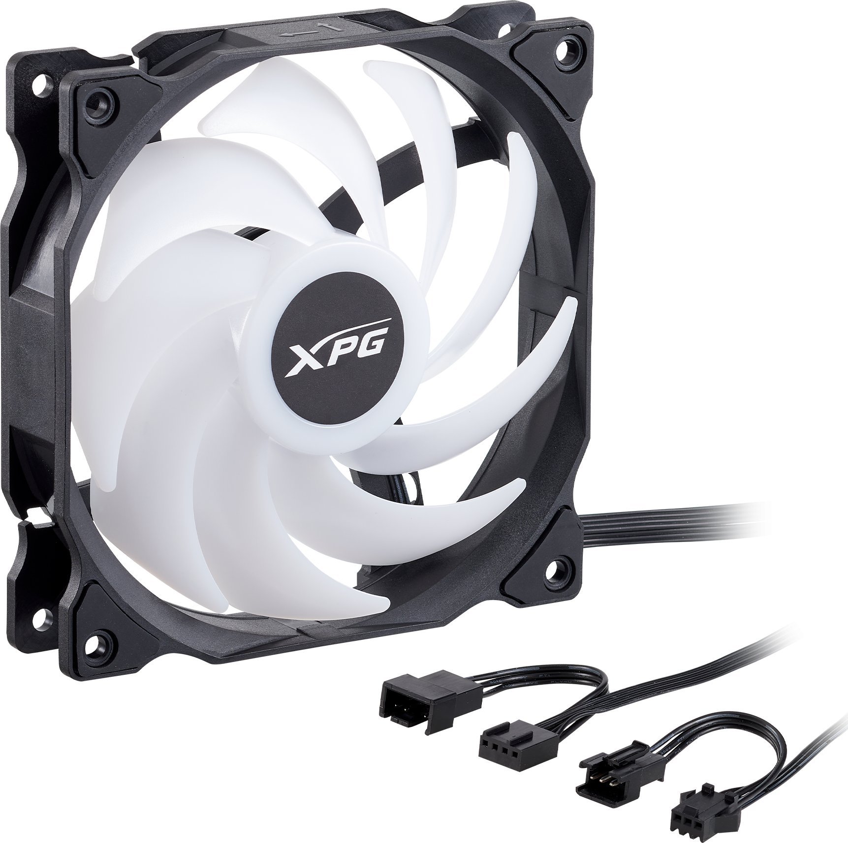 Ventilatorë për kuti kompjuteri XPG VENTO 120 ARGB PWM, 12 cm, set 3 copë, të zinj