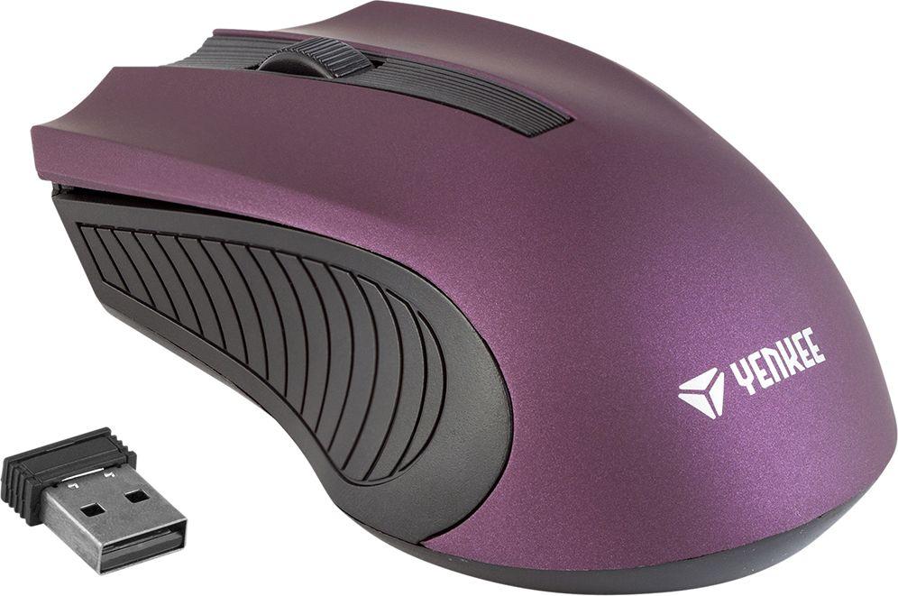 Maus Yenkee Monaco, wireless, USB, i zi dhe rozë
