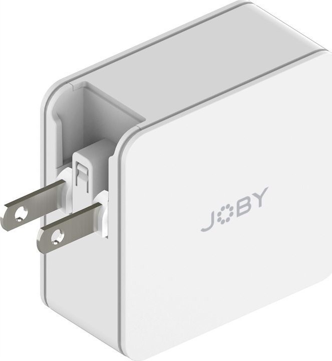 Karikues muri JOBY 42W Dual Output, USB C PD 30W, USB A 12W, i bardhë