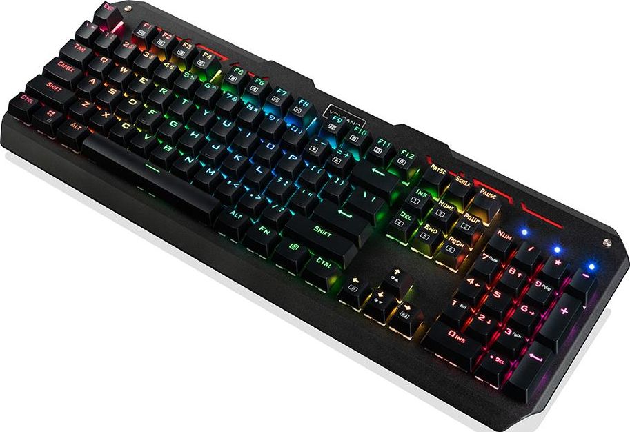 Tastierë Modecom Volcano Hammer, mekanike Outemu Blue, RGB, gjermane