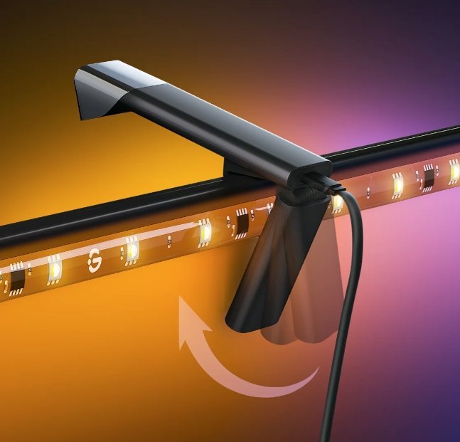 Dritë ambienti për TV Govee Envisual TV Backlight 3 Lite, 55-65", RGBIC+W, SMART