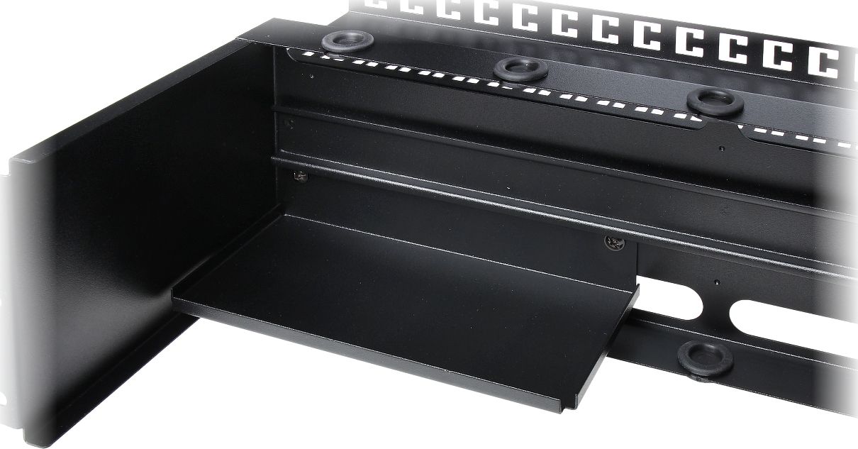 Strehë sigurimesh Pulsar A19-TS-35/OB-3U/160, për kabinete RACK 19", 3U, e zezë