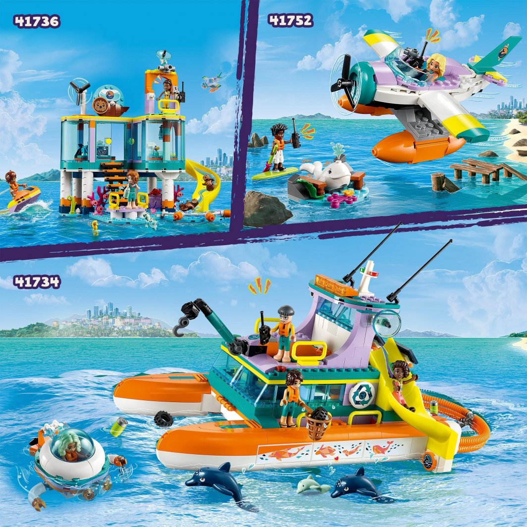 Set LEGO® Friends 41734 Sea Rescue Ship