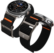 Rrip ore inteligjente Spigen DuraPro Flex, për Samsung Galaxy Watch8 40mm 44mm dhe Watch8 Classic, i zi
