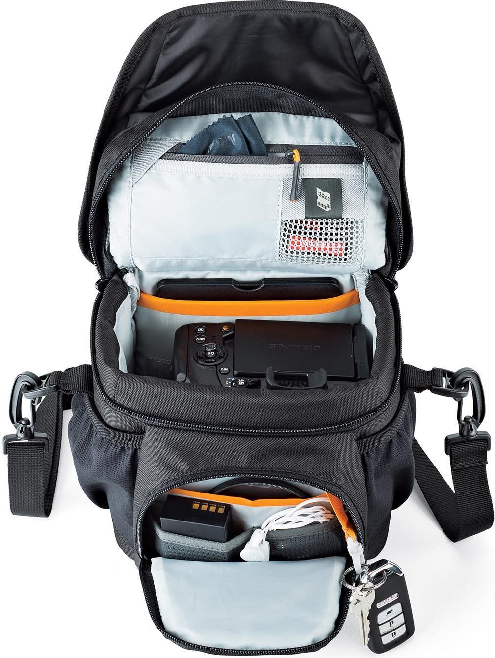 Çantë kamerë Lowepro Nova 140 AW II, për DSLR dhe mirrorless, e zezë