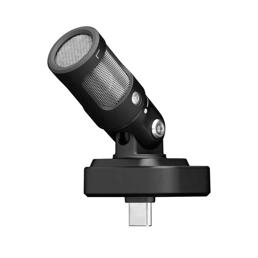 Mikrofon USB C Shure MV88, për incizim mobil, me reduktim zhurme, i zi