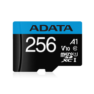 Kartë e memories ADATA Premier, MicroSDXC, 256 GB, Class 10 + përshtatës SD
