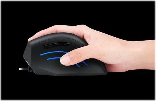 Maus Perixx PERIMICE-508, me kabllo, USB, i zi