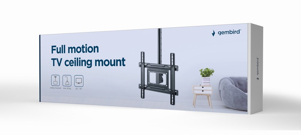 Mbajtëse për TV Gembird CM-70ST-01, 32"-70", e zezë