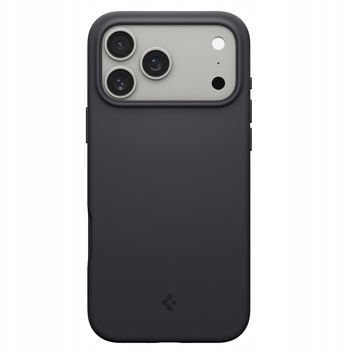 Mbulesë telefoni Spigen Silicone Fit MagSafe, për iPhone 17 Pro, silikoni, e zezë