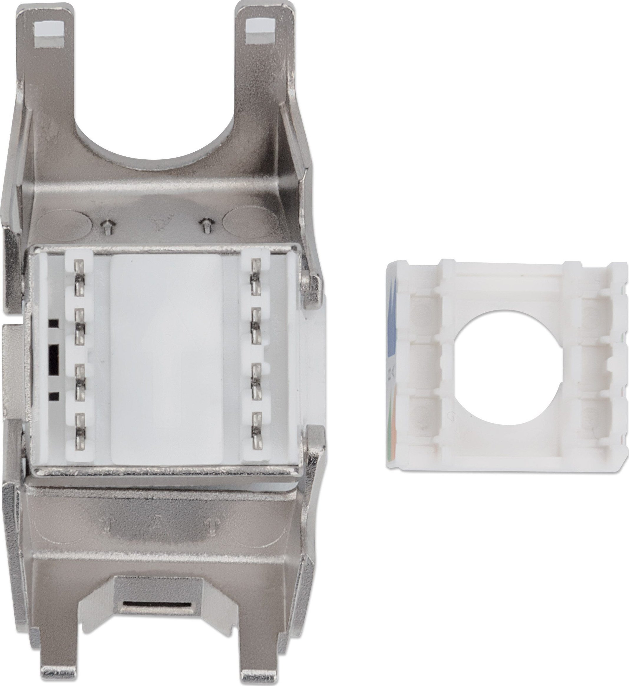 Modul keystone Intellinet 771986 Cat6a, 10 Gbit Ethernet, metalik