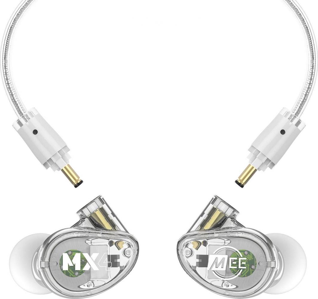 Kufje në vesh MEE Audio MX4 PRO, quad driver hybrid, dizajn modular, të zeza