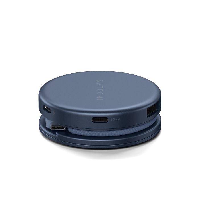 Satechi OntheGo 5-in-1 Multiport Adapter, Indigo