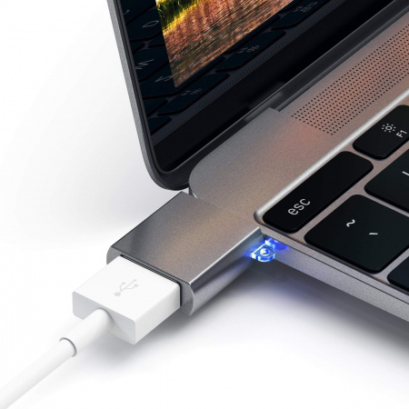Përshtatës Satechi USB-C - USB-A 3.0, i hirtë