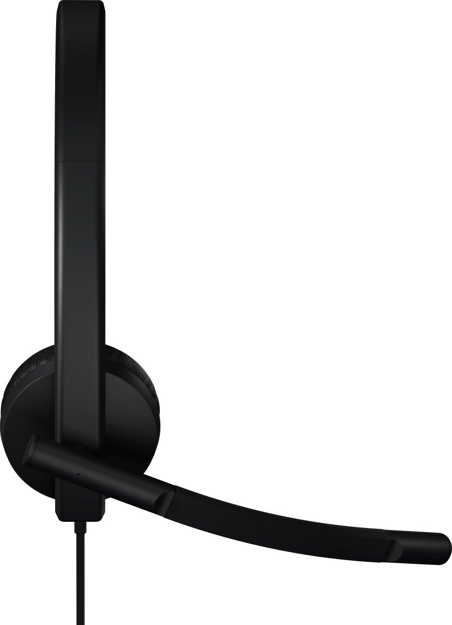 Слушалки со микрофон Logitech H570e, USB, поништување бучава, црни