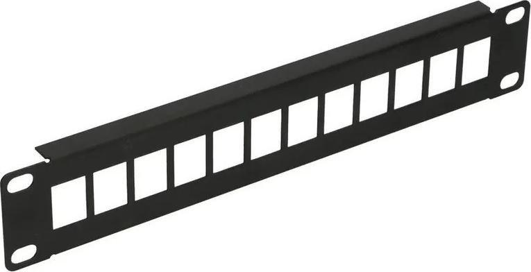Panel patch Extralink 12 porta UTP, 10", modular, i zi