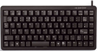 Tastierë CHERRY G84-4100 Compact, me kabllo USB PS2, QWERTY UK, e zezë
