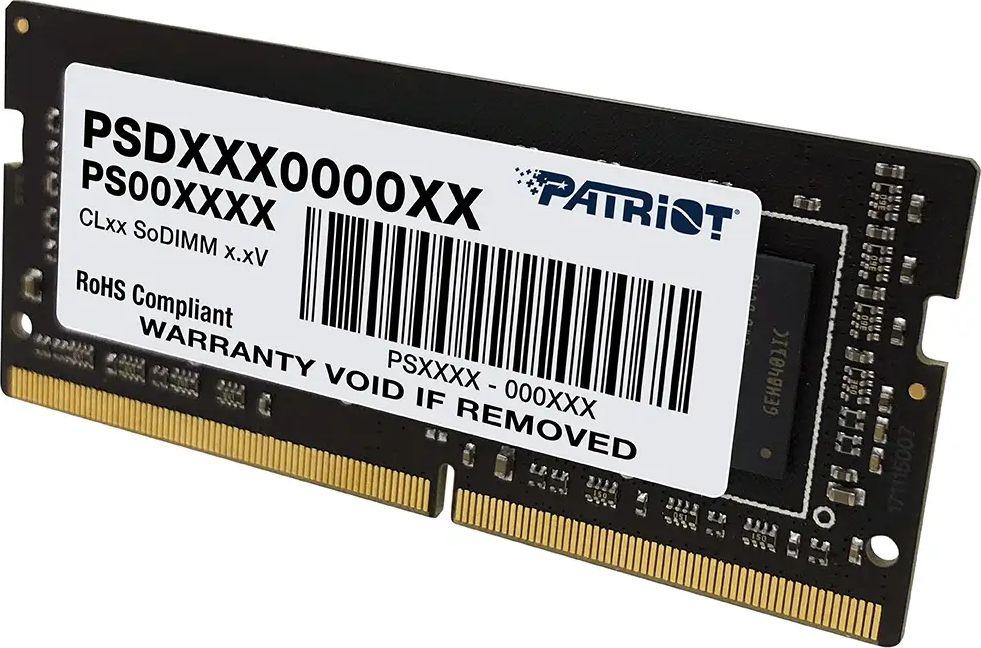 Memorie për laptop Patriot Signature (PSD48G266681S), SODIMM, DDR4, 8GB, 2666MHz, CL19