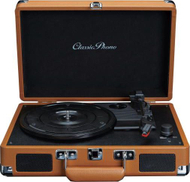 Gramafon Lenco Classic Phono TT-10, stereo, gjysmë automatik, ngjyrë druri