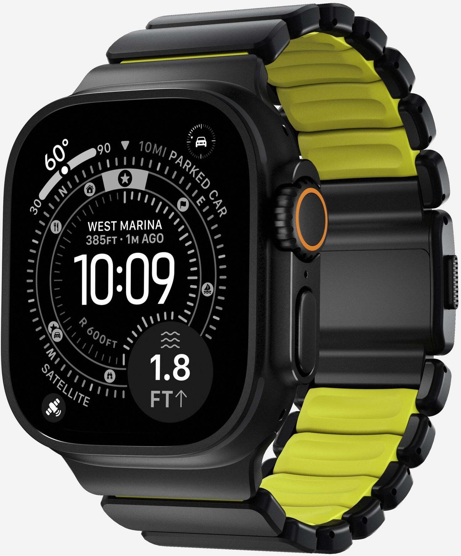 Rrip për Apple Watch Stratos Band, 49mm, titan i zi, Volt KFM