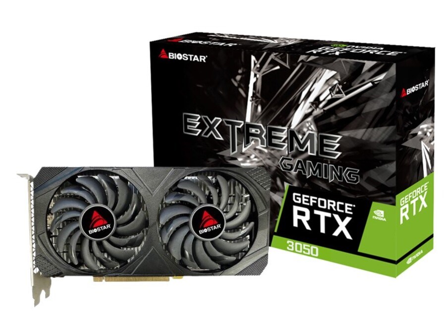Kartë grafike Biostar GeForce RTX 3050, 6GB, GDDR6, e zezë