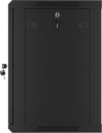 Kabinet muror rrjeti Lanberg WF01-6412-00B, 19", 12U, i zi