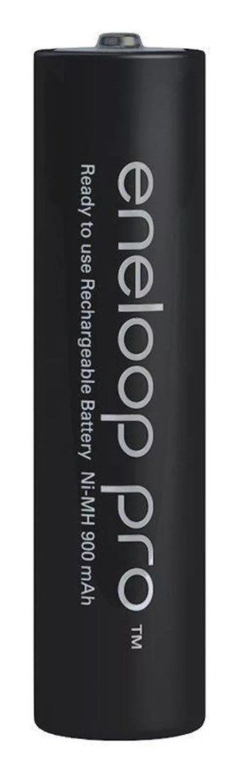 Bateri rikarikueshme Panasonic Eneloop Pro HR03 AAA, NiMH, 930mAh, e zezë