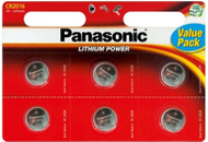 Bateri litium Panasonic CR2016 Lithium Power, 90mAh, 3V, paketim 6 copë