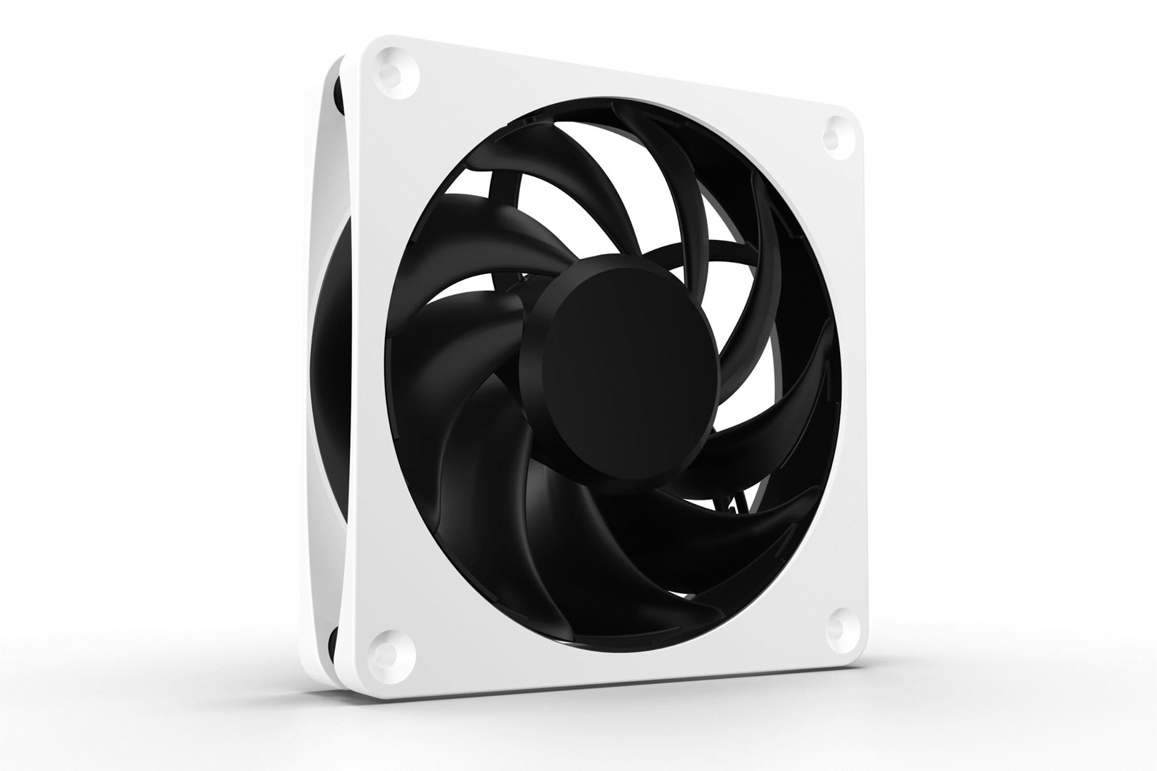 Ventilator Alphacool Apex Stealth Metal Power, 120x120x25 mm, 3000 rpm, i bardhë